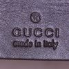 Sac à main Gucci Interlocking G en toile monogram beige et cuir marron - Detail D3 thumbnail