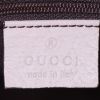 Gucci Abbey handbag in beige monogram canvas and white leather - Detail D3 thumbnail