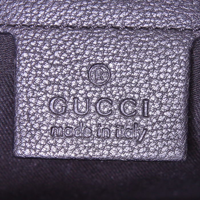 Borsa a spalla Gucci Princy in pelle nera - Detail D3