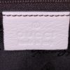 Gucci Web Tote handbag in beige monogram leather - Detail D3 thumbnail