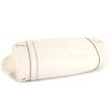 Gucci Web Tote handbag in beige monogram leather - Detail D4 thumbnail