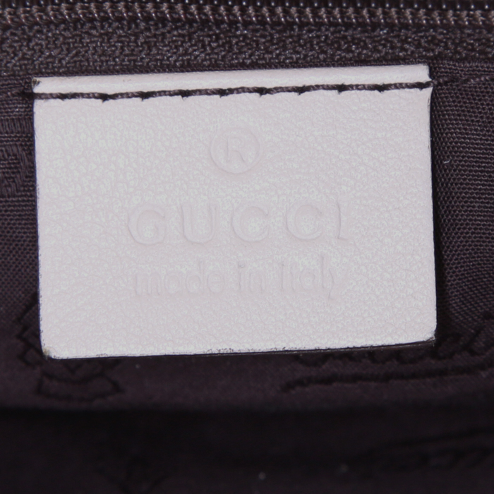 Gucci Lady Lock handbag in ecru monogram leather - Detail D3