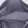 Borsa Gucci in tessuto monogrammato nero e pelle nera - Detail D2 thumbnail