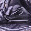 Chanel Vintage Shopping bag worn on the shoulder or carried in the hand in black quilted leather - Detail D2 thumbnail