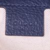 Gucci Bamboo handbag in blue grained leather and bamboo - Detail D4 thumbnail