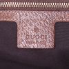 Gucci Nailhead handbag in beige monogram canvas and brown leather - Detail D3 thumbnail