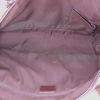 Shopping bag Gucci in tela monogram grigia e pelle marrone - Detail D2 thumbnail