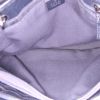 Shopping bag Gucci Eclipse in tela monogram marrone ebano e pelle nera - Detail D2 thumbnail