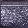 Shopping bag Gucci Eclipse in tela monogram marrone ebano e pelle nera - Detail D3 thumbnail