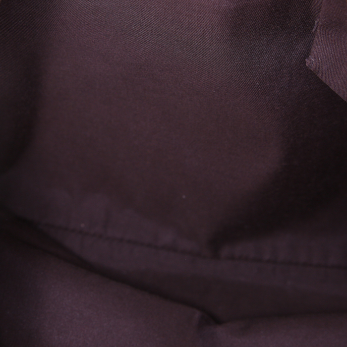 Shopping bag Gucci Abbey in tela monogram beige e pelle bianco sporco - Detail D2