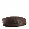 Shopping bag Gucci Abbey in tela monogram marrone e pelle marrone - Detail D4 thumbnail