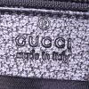 Bolso bandolera Gucci en lona Monogram negra y cuero negro - Detail D3 thumbnail