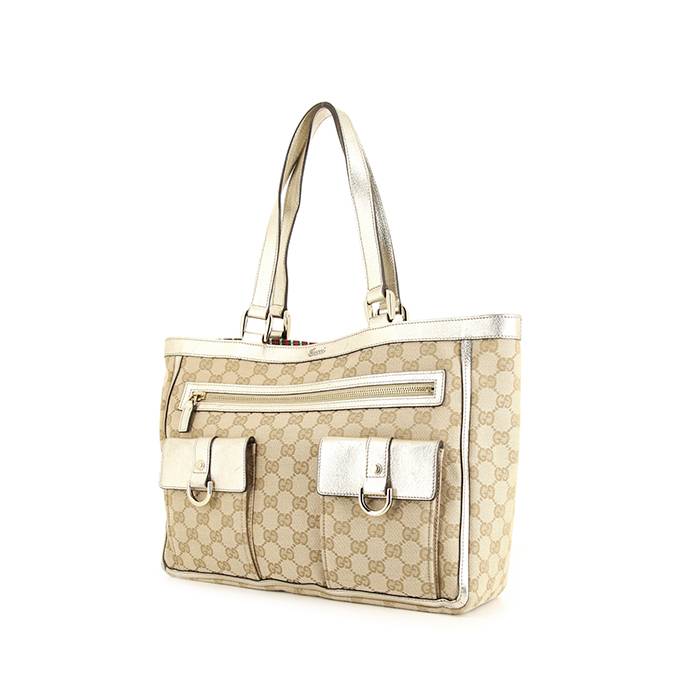 Abbey cloth handbag Gucci Beige in Cloth - 24632866