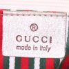 Shopping bag Gucci Abbey in tela monogram beige e pelle dorata - Detail D3 thumbnail