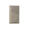 Chanel  Camelia - Wallet wallet  in silver grained leather - 360 thumbnail