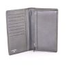 Chanel  Camelia - Wallet wallet  in silver grained leather - Detail D2 thumbnail