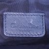 Pochette Dior Saddle in tessuto a monogramma Oblique blu e grigio - Detail D3 thumbnail