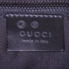 Bolso bandolera Gucci en lona monogram negra y cuero negro - Detail D3 thumbnail