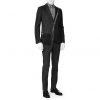 Sacoche Gucci en toile monogram noire et cuir noir - Detail D1 thumbnail