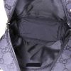 Sacoche Gucci en toile monogram noire et cuir noir - Detail D2 thumbnail