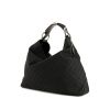 Gucci Mors large model handbag in black monogram canvas and black leather - 00pp thumbnail