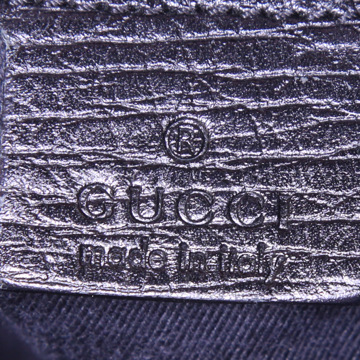 Bolso de mano Gucci Mors modelo grande en lona Monogram negra y cuero negro - Detail D3