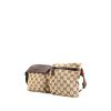 Gucci clutch-belt in beige monogram canvas and brown leather - 00pp thumbnail