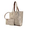 Hermès Karimi handbag in grey felt and Barenia leather - 00pp thumbnail