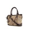 Gucci Sukey medium model handbag in beige monogram canvas and brown leather - 00pp thumbnail