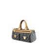 Louis Vuitton Neo Speedy handbag in blue denim and natural leather - 00pp thumbnail