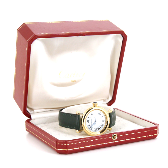 Cartier Diabolo watch in yellow gold Ref:  1420 Circa  2000
