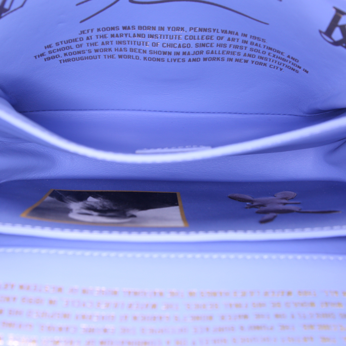 Bolso bandolera Louis Vuitton Metis Edition Limitée Jeff Koons en cuero malva - Detail D3
