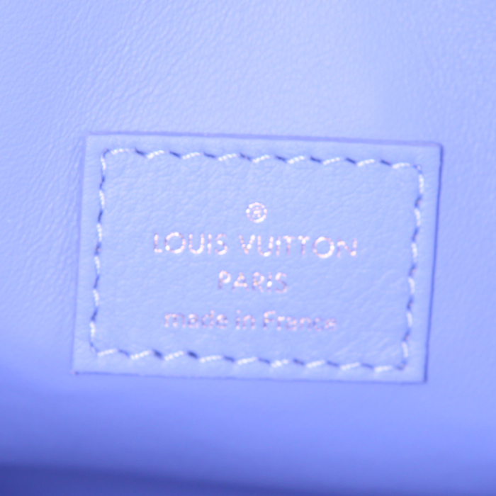 Bolso bandolera Louis Vuitton Metis Edition Limitée Jeff Koons en cuero malva - Detail D4