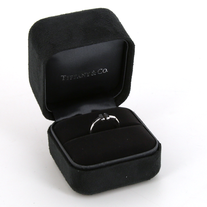 Anello Tiffany & Co Wire in oro bianco - Detail D2