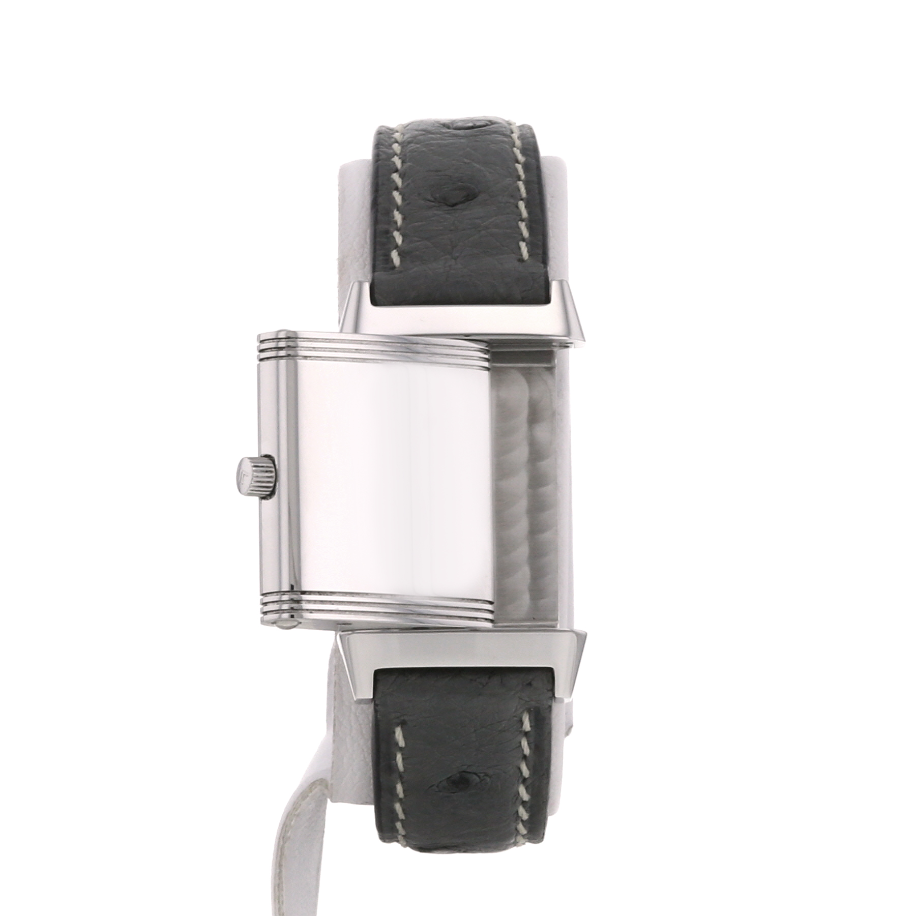 Jaeger Lecoultre Reverso watch in stainless steel Ref: 260808 Circa 2000 - Detail D1