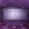 Hermes Birkin 40 cm handbag in purple Raisin box - Detail D2 thumbnail