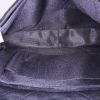 Sac 24 heures Chanel en cuir grainé matelassé noir - Detail D3 thumbnail