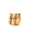 Chloé Drew shoulder bag in yellow leather and suede and python - 00pp thumbnail