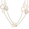 Chopard Happy Heart long necklace in pink gold, diamonds and mother of pearl - 00pp thumbnail