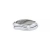 Anello Cartier Trinity modello piccolo in platino - 00pp thumbnail