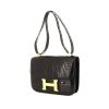 Hermes Constance handbag in black porosus crocodile - 00pp thumbnail