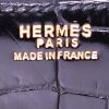 Bolso de mano Hermes Constance en cocodrilo porosus negro - Detail D4 thumbnail