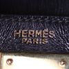 Sac à main Hermes Kelly 28 cm en cuir box bleu-marine - Detail D5 thumbnail