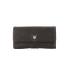 Bolso/bolsito Dior Diorama Wallet on Chain en cuero granulado negro - 360 thumbnail