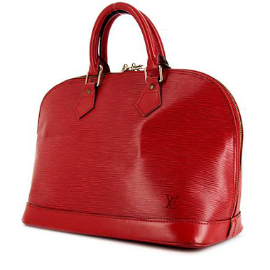 Pre-Owned Louis Vuitton Alma PM Epi PM Red 