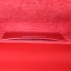 Bolsito de mano Saint Laurent Kate Pompon en cuero rojo - Detail D2 thumbnail