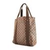 Louis Vuitton Beaubourg shopping bag in ebene damier canvas and brown canvas - 00pp thumbnail