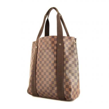 Bolso Cabás Louis Vuitton Beaubourg en lona a cuadros ébano y lona marrón
