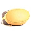 Bolso para llevar al hombro Hermès Market en cuero bicolor marrón y beige - Detail D4 thumbnail