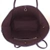 Louis Vuitton Neverfull medium model shopping bag in ebene monogram canvas Idylle and brown leather - Detail D2 thumbnail